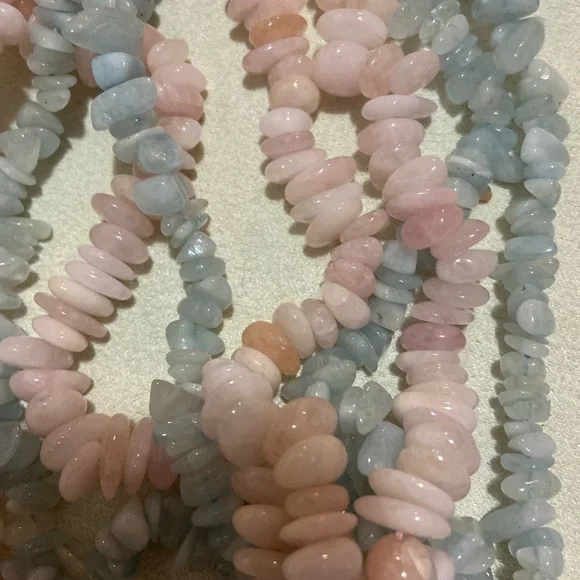 Ross Simmons pastel shell necklace triple strand